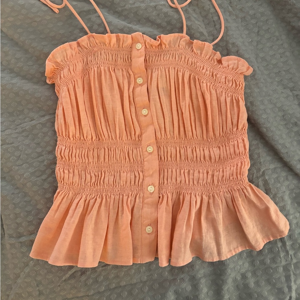 Smocked tank top